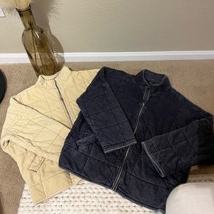 Set of 2 forever 21 quilted jackets